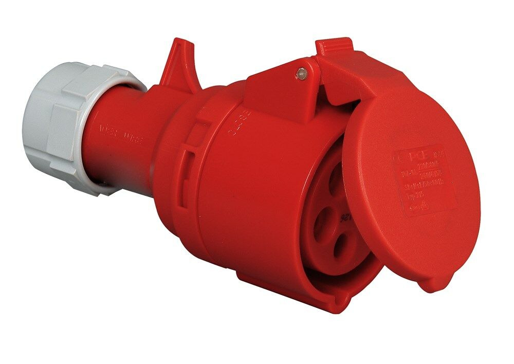 Kopp CEE contrastekker IP44 5P 16A 400V rood afbeelding