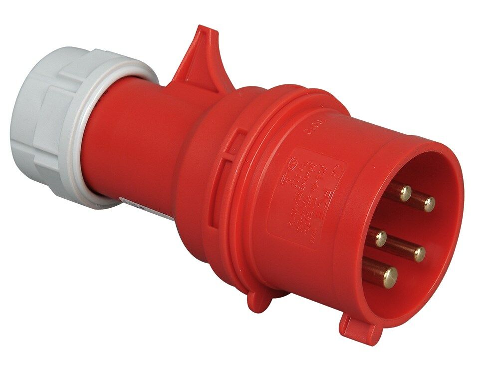 Kopp CEE stekker IP44 5P 16A 400V rood afbeelding