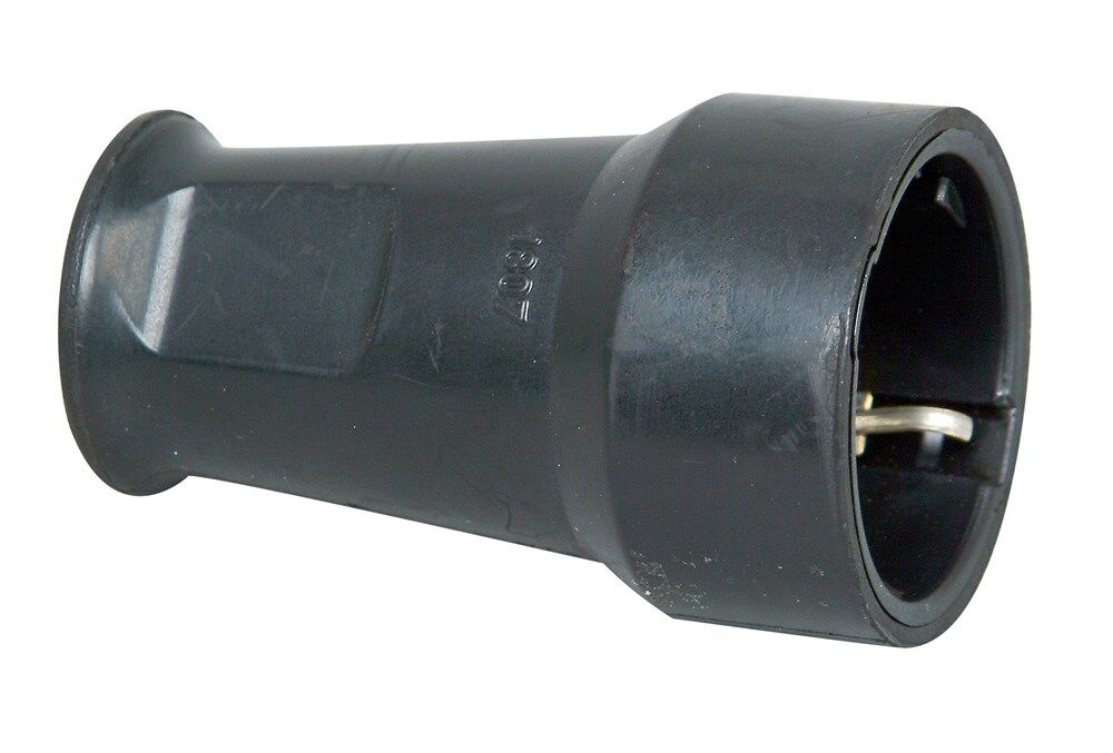 Kopp contrastekker rubber RA IP20 zwart afbeelding
