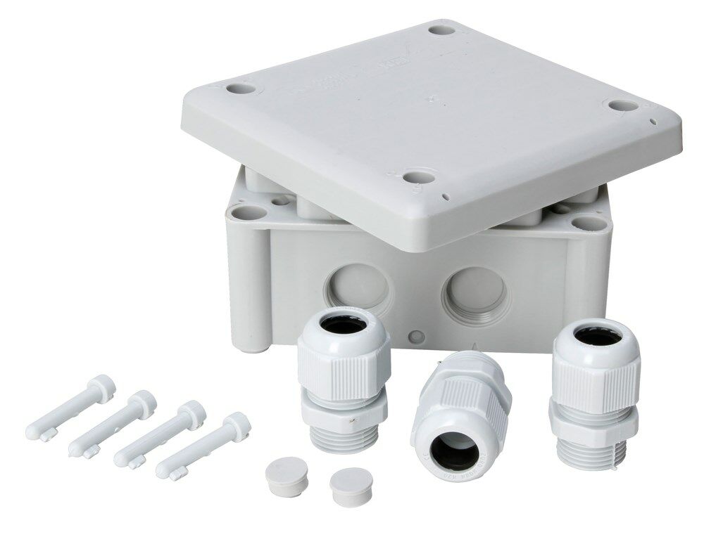 Kopp kabeldoos IP65 102x102x56mm grijs afbeelding