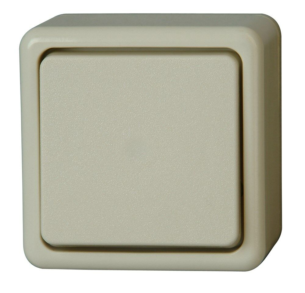 Standard wisselschakelaar creme wit afbeelding