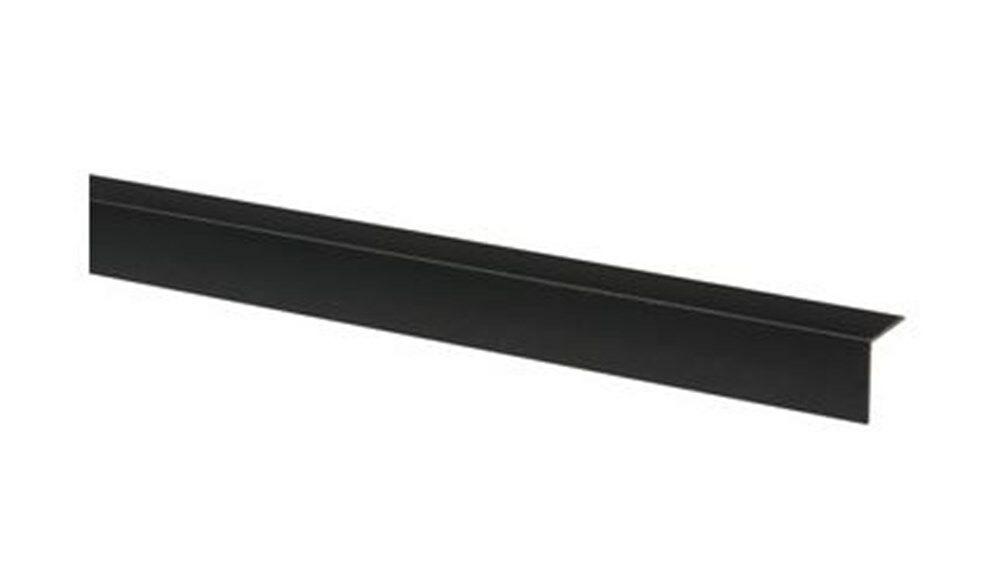 Hoekprofiel kunststof zwart 40x20x1.8m (300cm) afbeelding