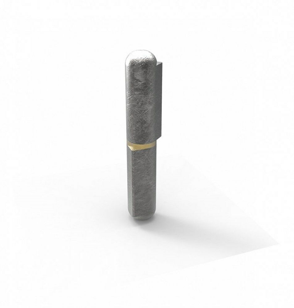 Charmag aanlaspaumelle staal/messing bolle kop 100mm afbeelding