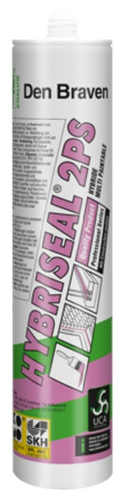 Zwaluw beglazingskit Hybriseal 2PS creme-wit (290ml) afbeelding