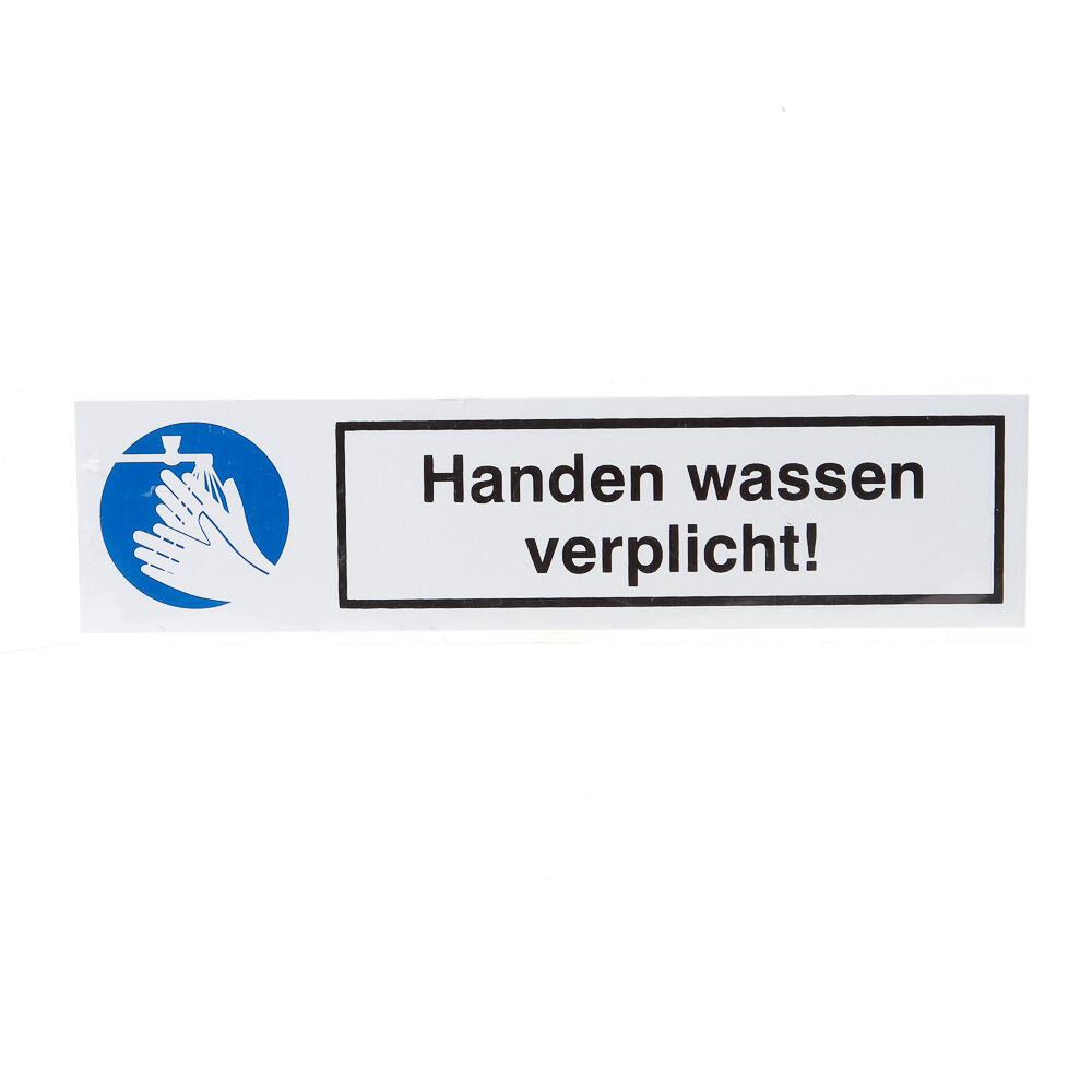 Handen wassen verplicht d5007 afbeelding