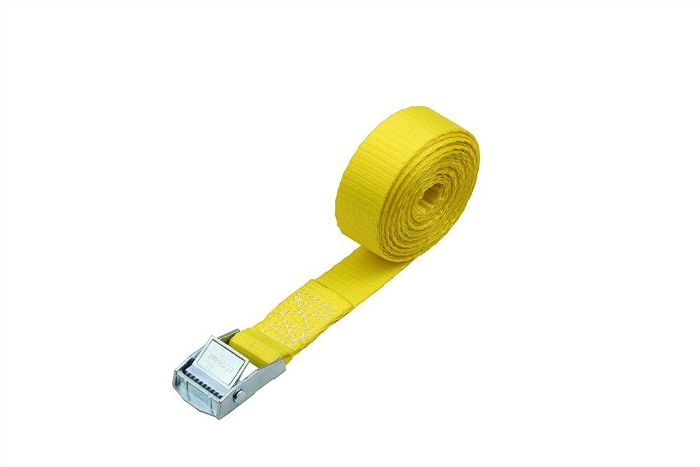 Spanband met klemgesp geel 250kg (3mtr) afbeelding
