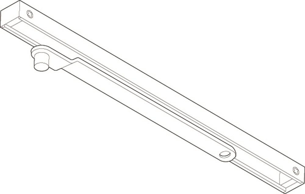 DEURDRANGERARM ZILVER TS-1500