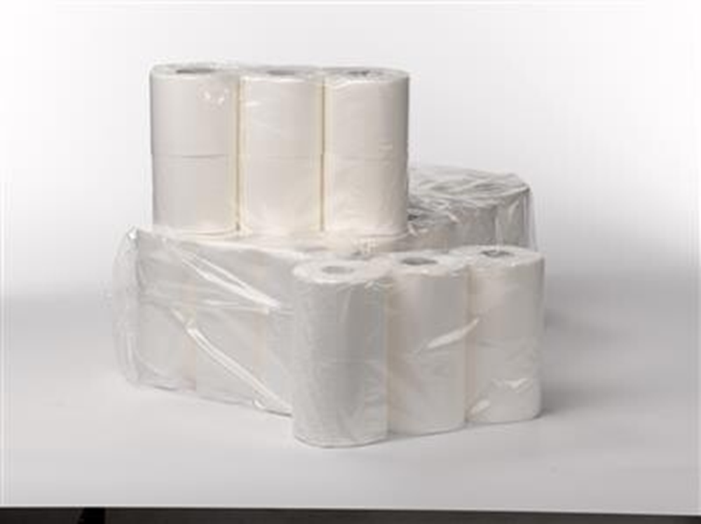 4tecx Toiletpapier 2-laags rol, super tissue cellulose 400 vel, 7 x 6 rollen