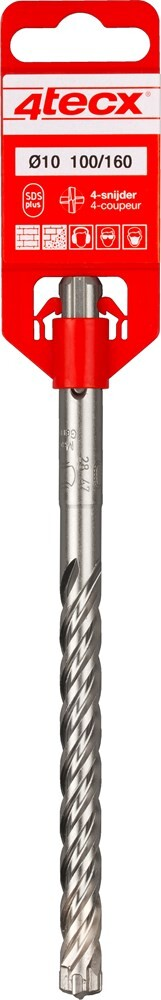 4tecx SDS+ hamerboor 4 snijder 6,0 x 50/110mm