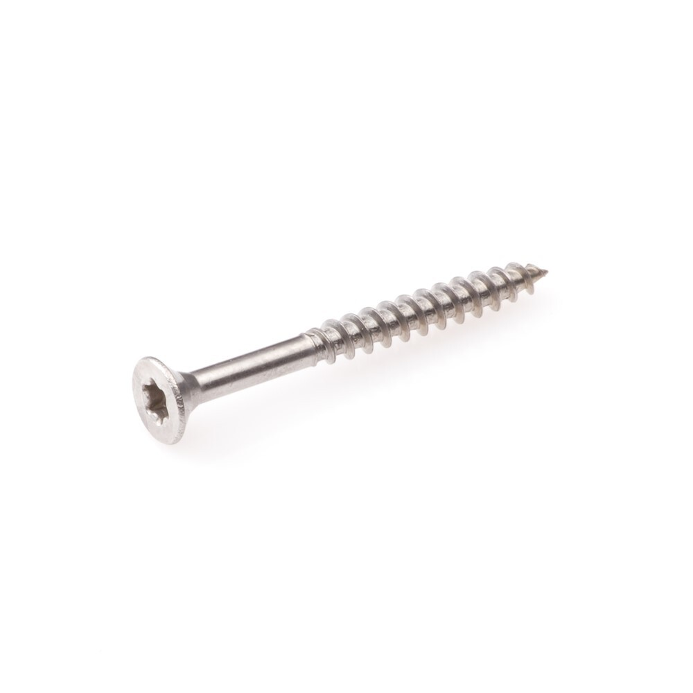 4tecx Assortiment spaanplaatschroeven platverzonkenkop Torx 1318-delig RVS A2