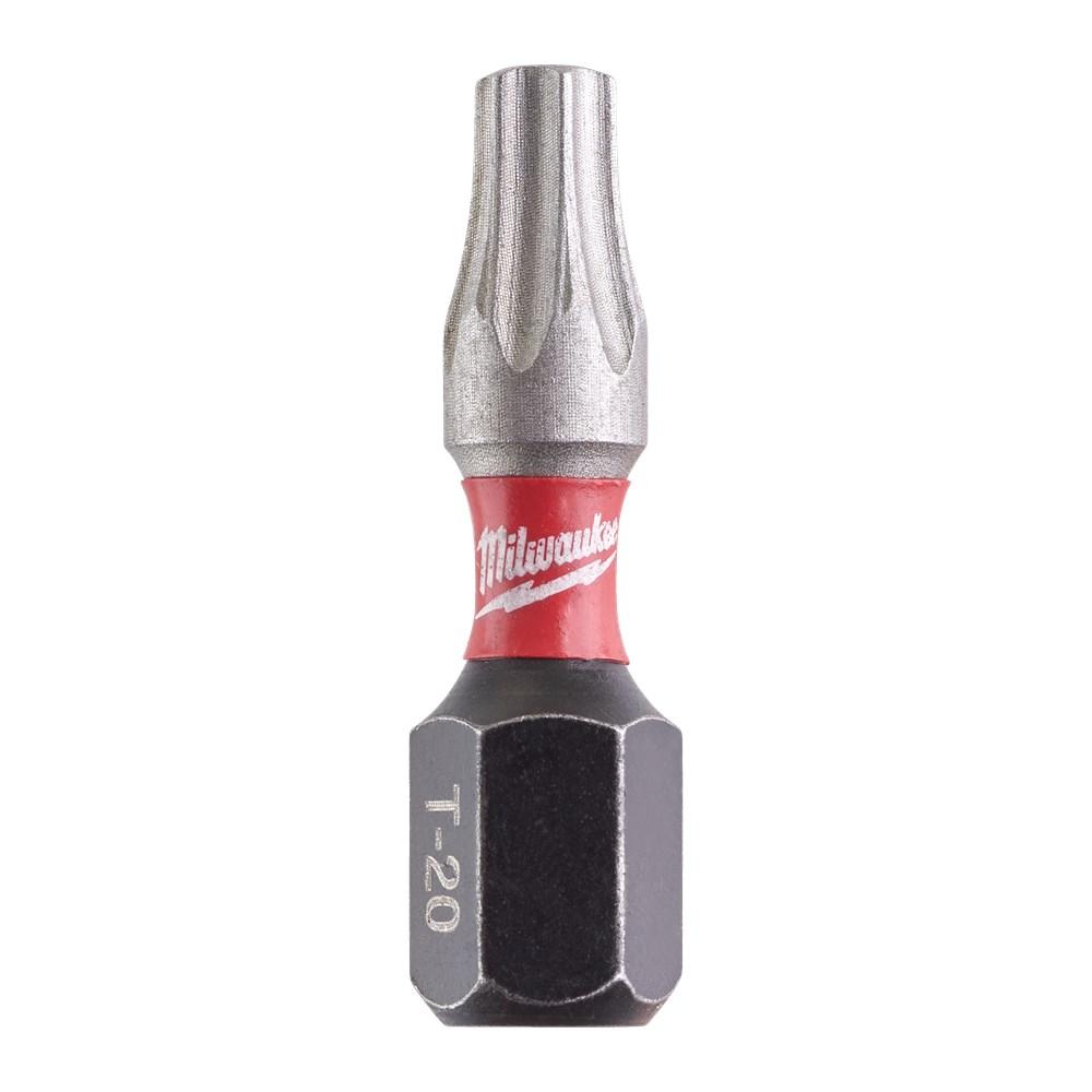 Milwaukee Shockwave schroefbits lang 25mm Torx TX20 (25st)
