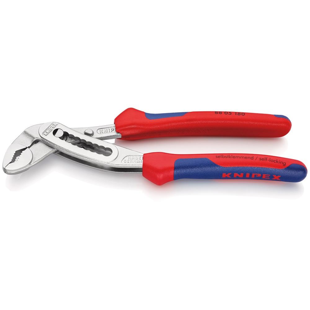 Waterpomptang Alligator® lengte 180 mm spanwijdte 36 mm verchroomd meercomponent