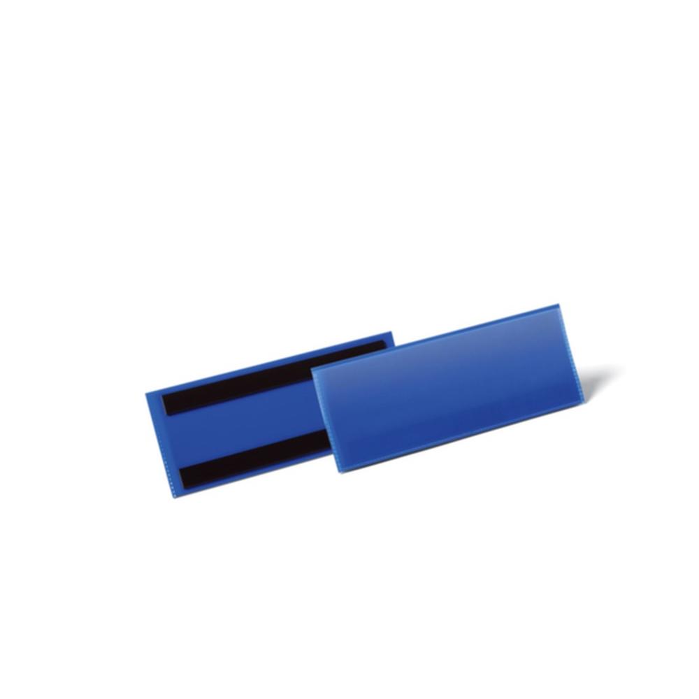 Etikettenhouder B210xH74mm blauw magnetisch 50 afbeelding