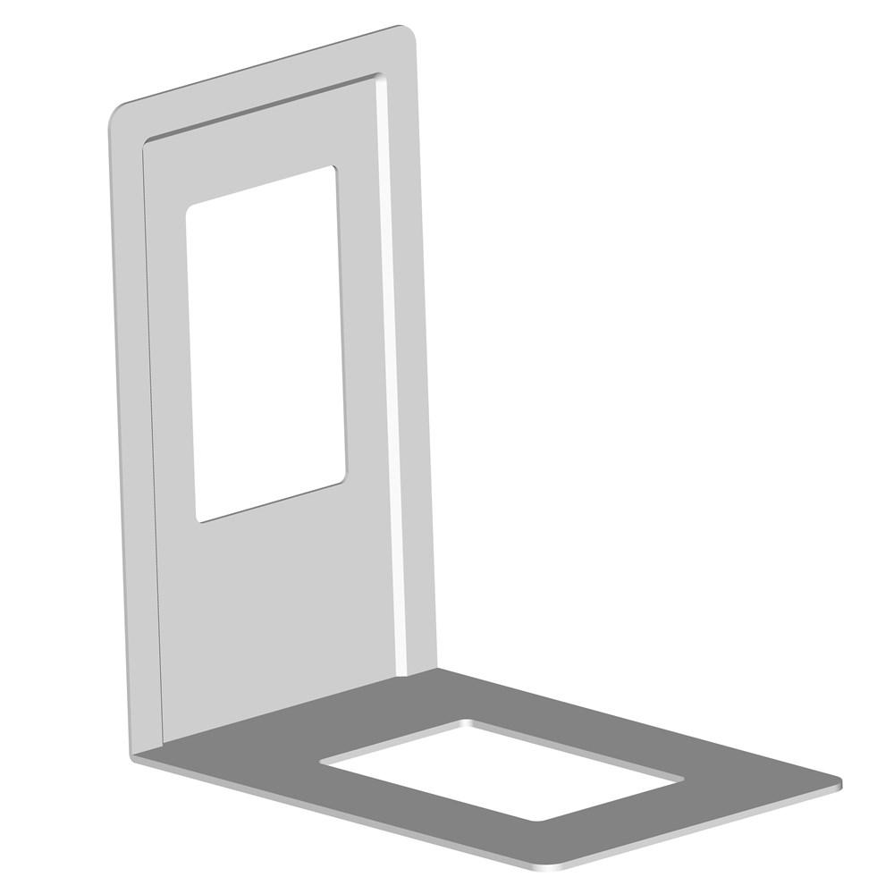Bücherstütze weiß einteilig L.130mm H.120mm ELEMENT SYSTEM afbeelding