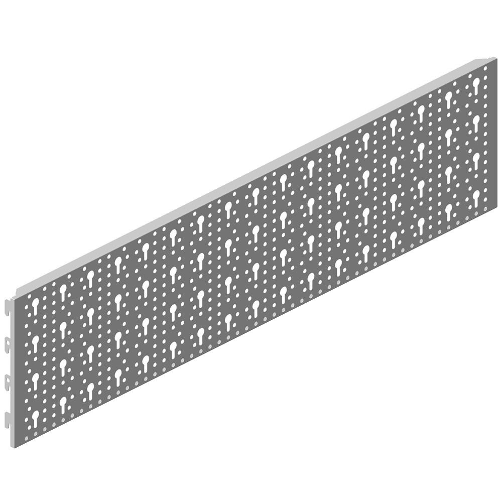 Stahl-Lochplatte Material STA weiß L.800mm B.200mm Element-System afbeelding