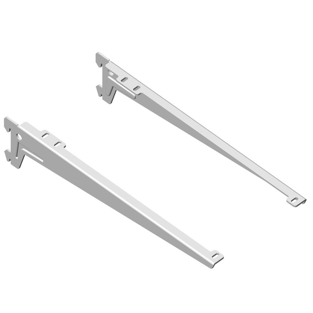 Winkelträger 10300 L.330mm p.Träger 55kg STA weiß afbeelding