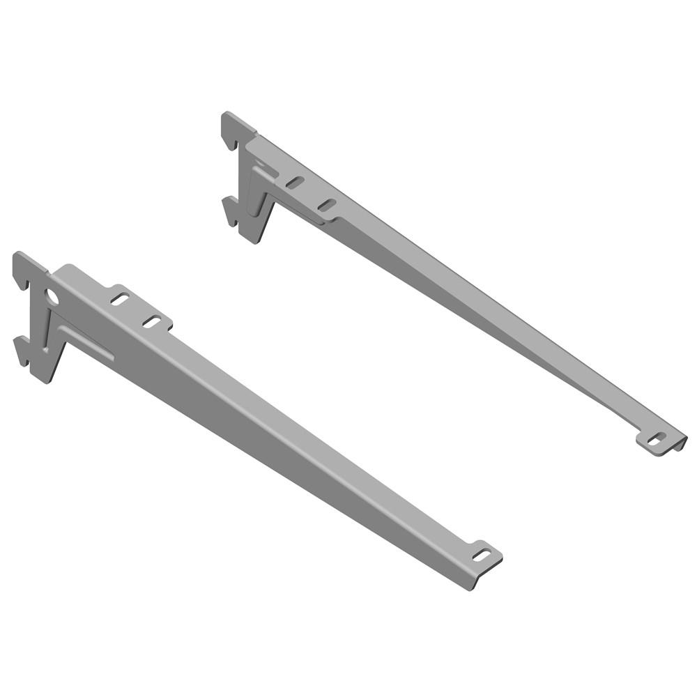 Winkelträger 10300 L.280mm p.Träger 55kg STA weißalu. afbeelding