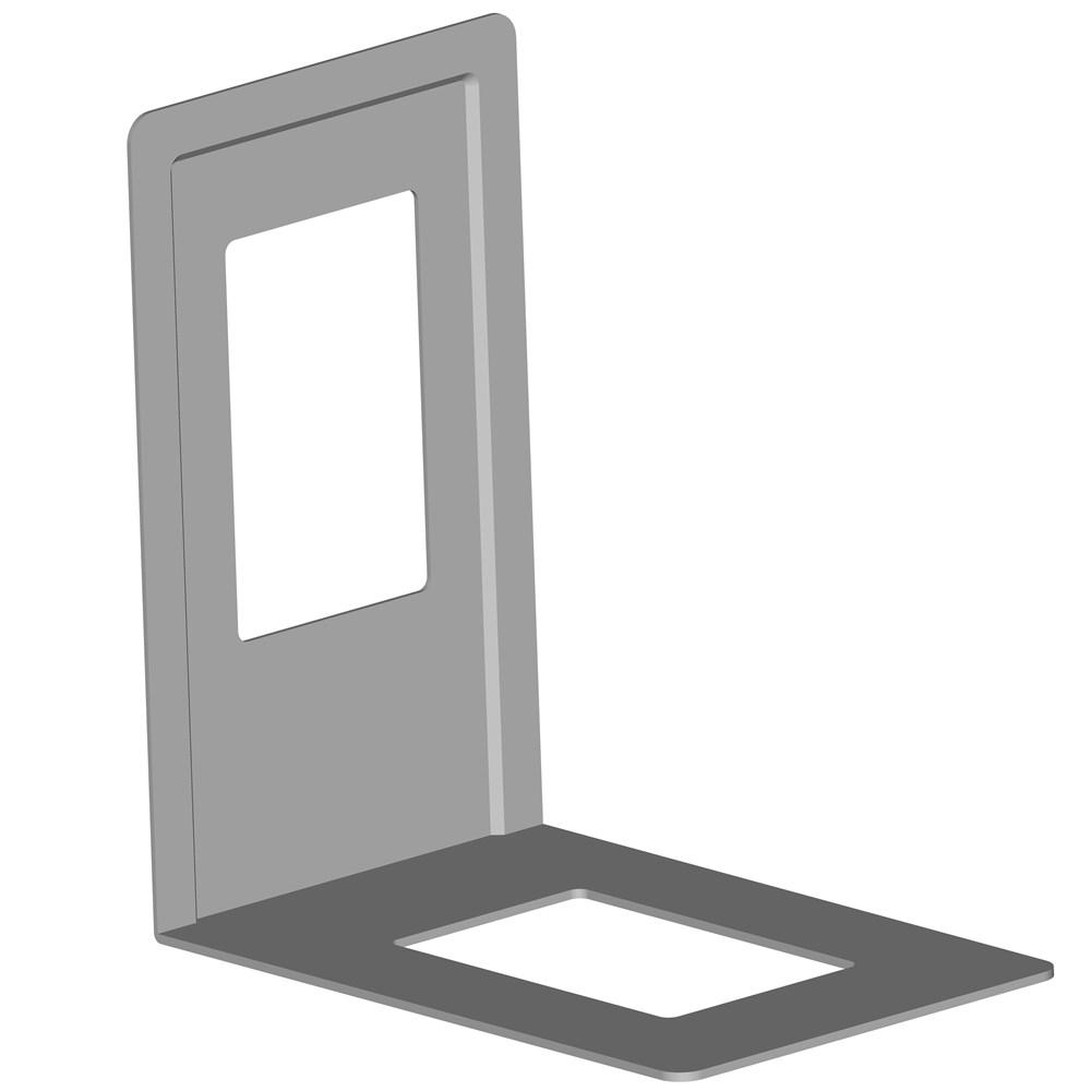 Bücherstütze weißalu.einteilig L.130mm H.120mm ELEMENT SYSTEM afbeelding