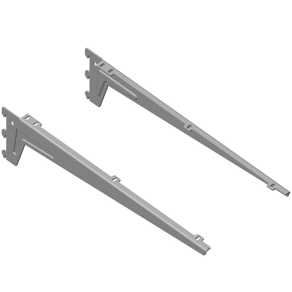 Winkelträger 10300 L.480mm p.Träger 65kg STA weißalu. afbeelding