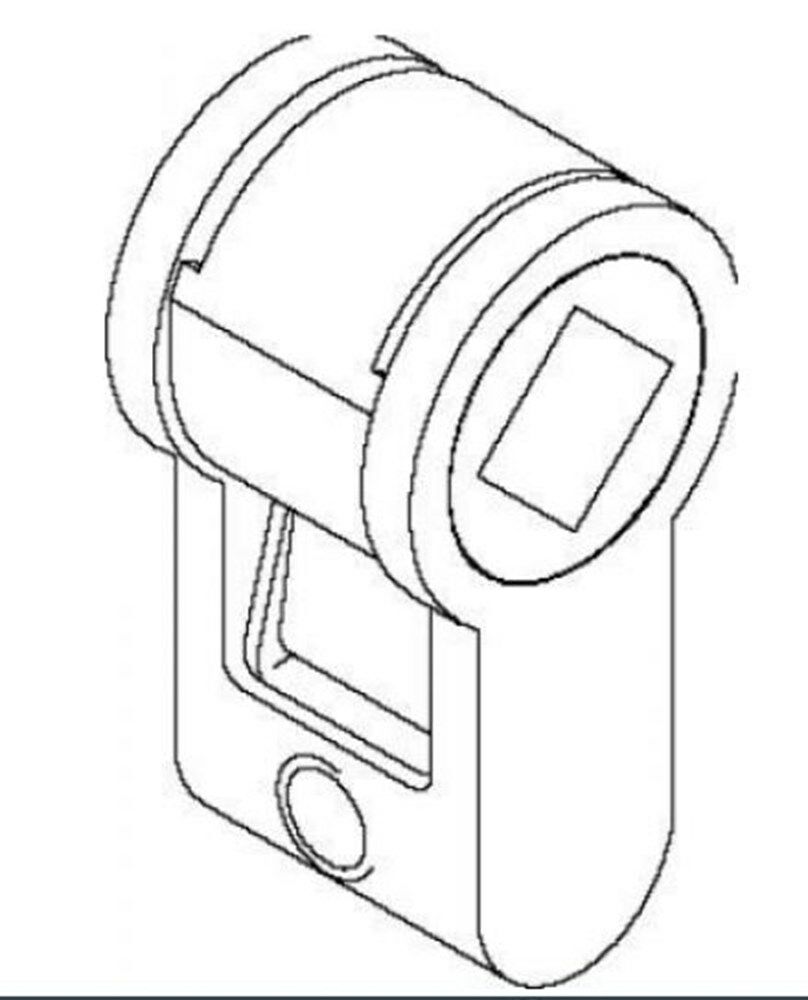 Inzet tbv ombouwen van pc naar v/b 8mm