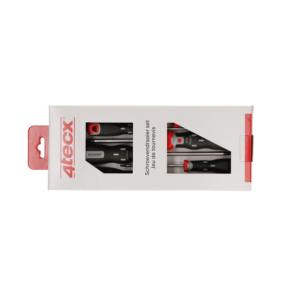 4tecx Schroevendraaier set Torx 6-delig Tx-10-40