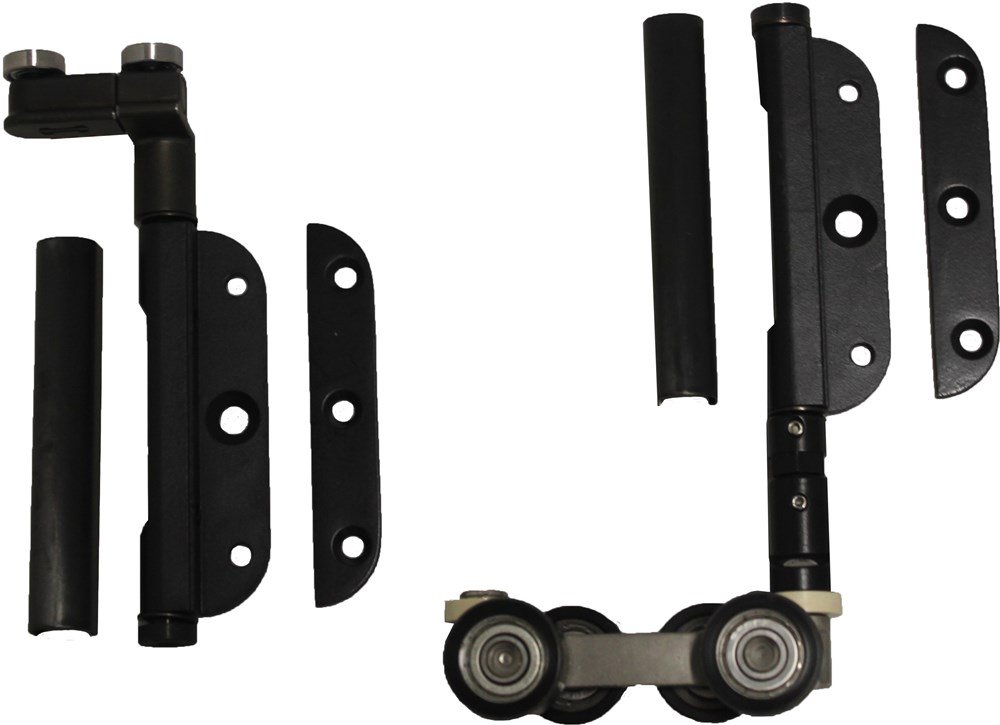 SFBR2B-Eindhangrol set zwart, 80kg