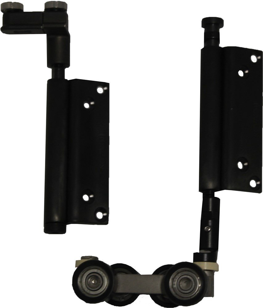 SFWBR2B-Eindhangrol set opbouw zwart, 80kg