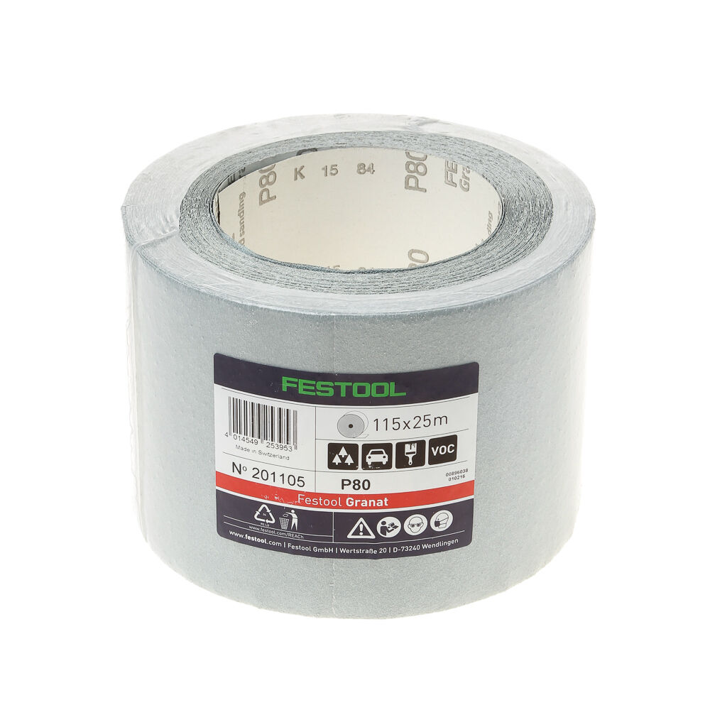 Schuurrol 115x25m P80 201105 afbeelding