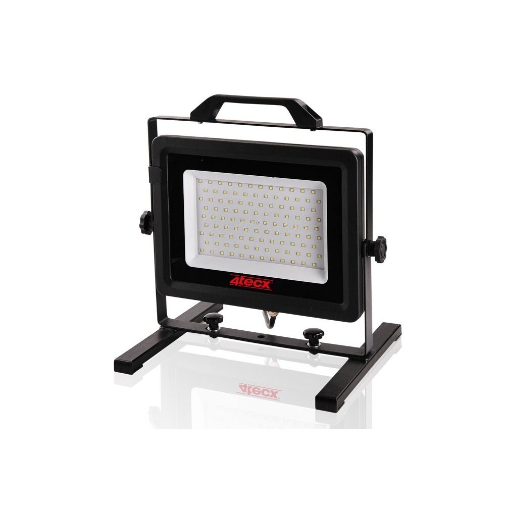 4tecx Bouwlamp LED klasse 1 100W 11000 lumen inclusief statief afbeelding