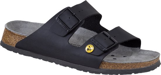 Sandaal Arizona ESD maat 43 zwart bovenmateriaal: Birko-Flor® EN 61340 BIRKENSTO afbeelding