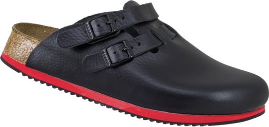 Clog Kay SL heren maat 45 zwart leer SRA EN 20347 BIRKENSTOCK afbeelding