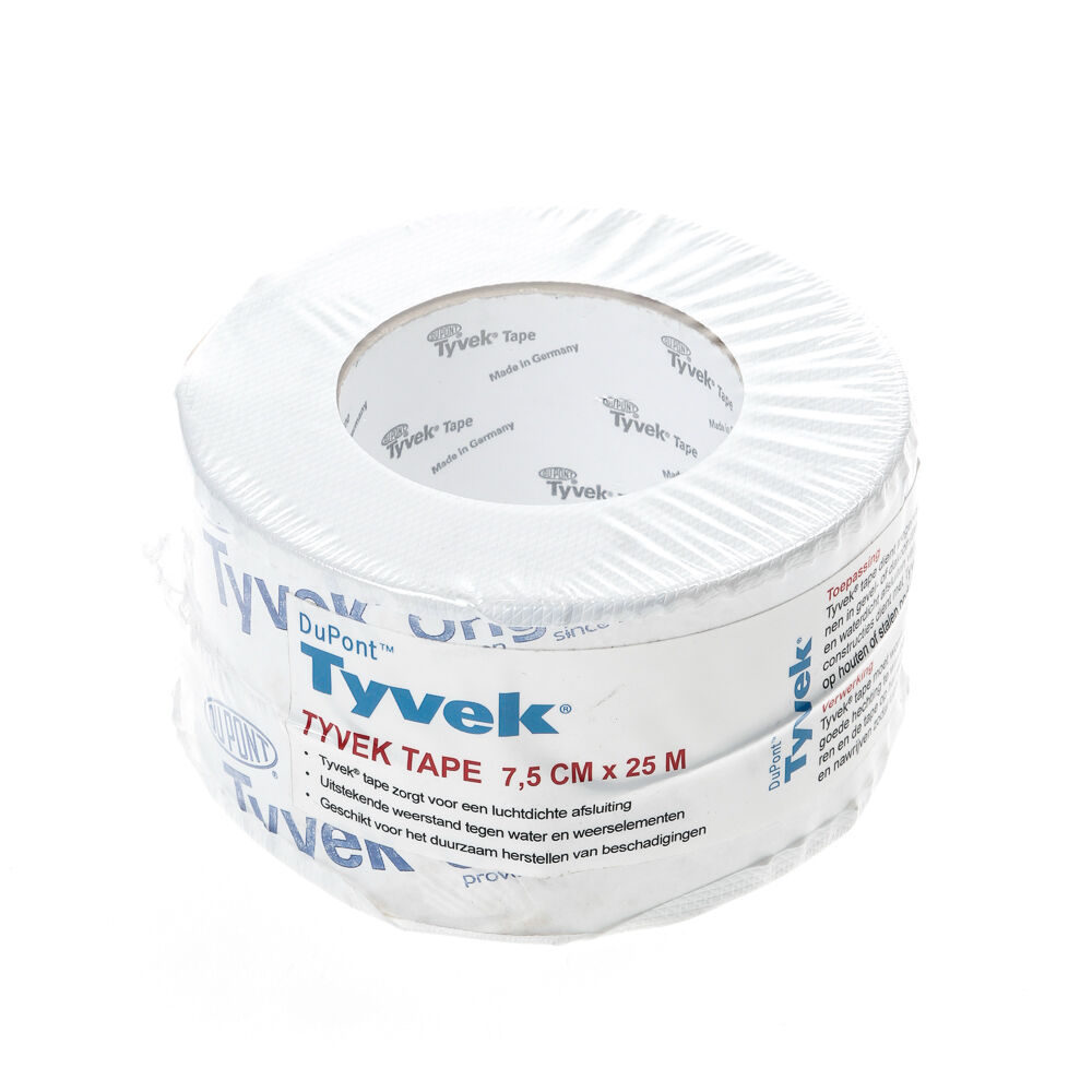 Tyvek tape 75mm x 25m afbeelding