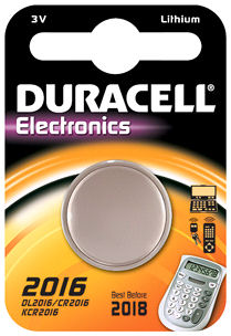 Knoopcelbatterij Duracell 3v cr2016 lith.(1)