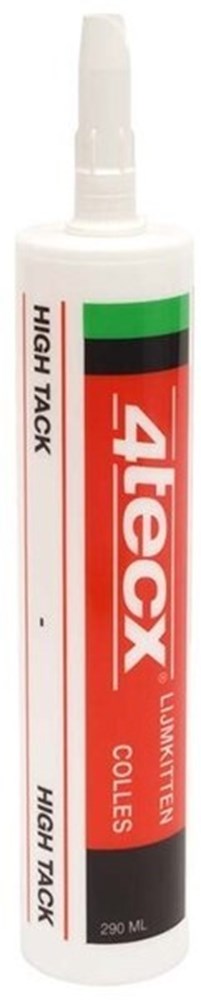 4tecx High tack zwart 290ml afbeelding