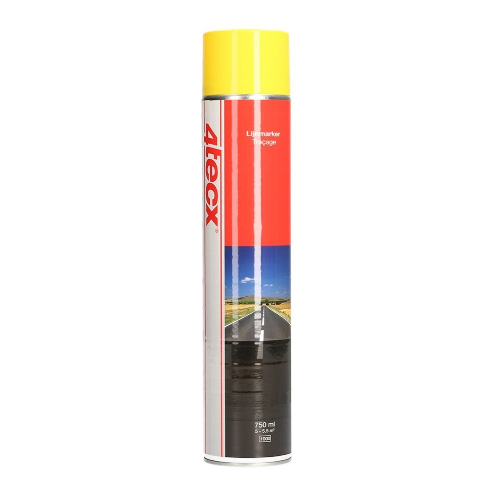4tecx Lijnmarker 1-2 jaar geel 750ml