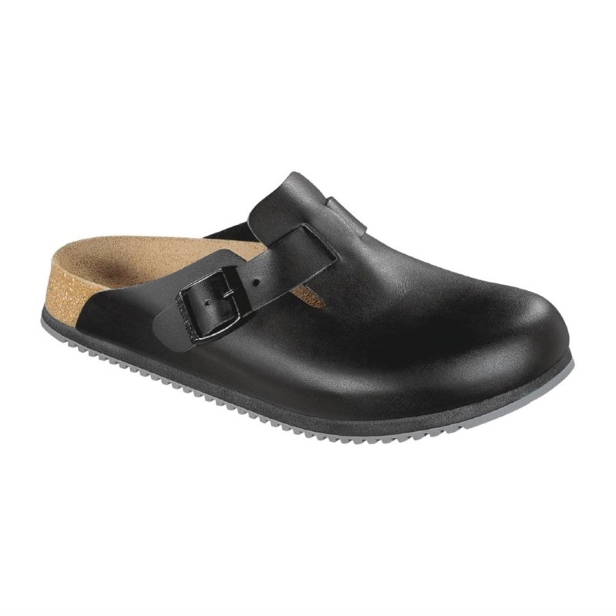 Clog Boston SL maat 43 zwart bovenmateriaal leder EN ISO 20345 SRA BIRKENSTOCK