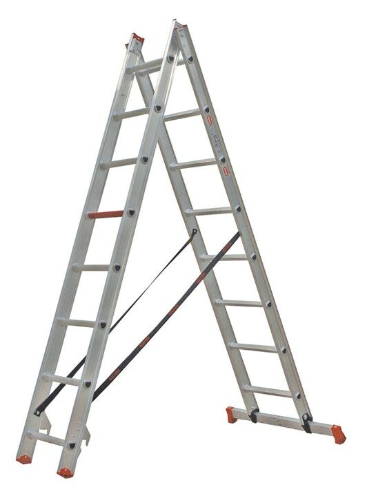 All Round 2-dlg reformladder AR 2040 2 x 8 afbeelding