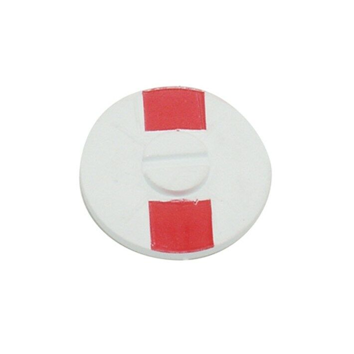 Toilet rood-wit plaatje 5mm stift afbeelding
