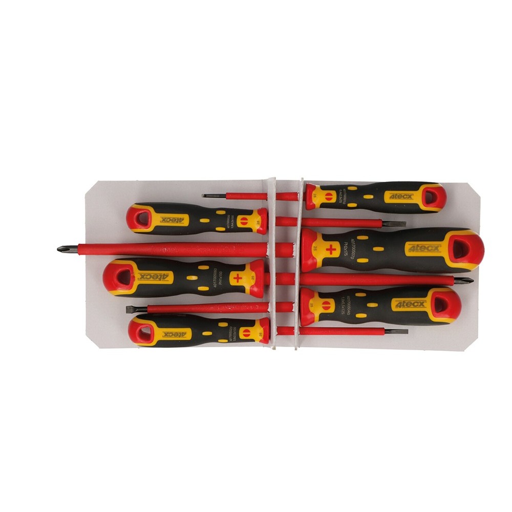 4tecx Schroevendraaier set VDE 6-delig PH-gleuf