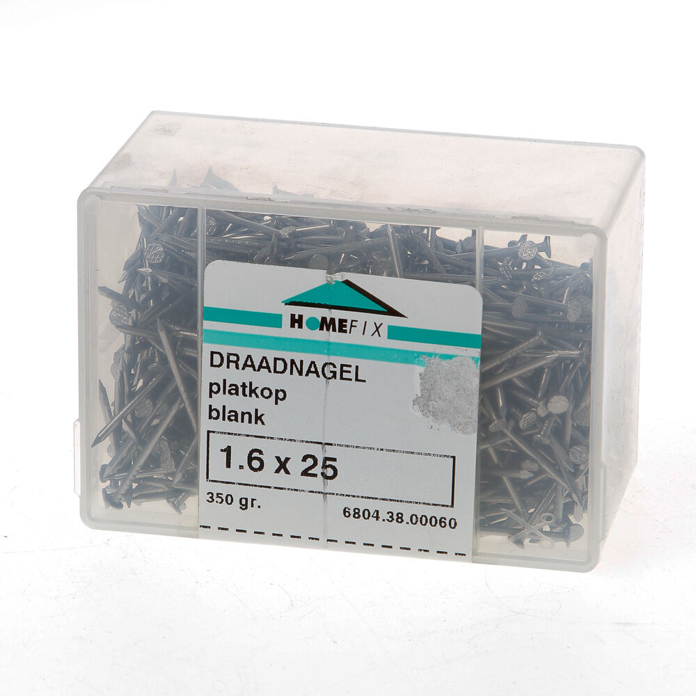 Draadnagels pk 1,6x 25 bl(350) afbeelding