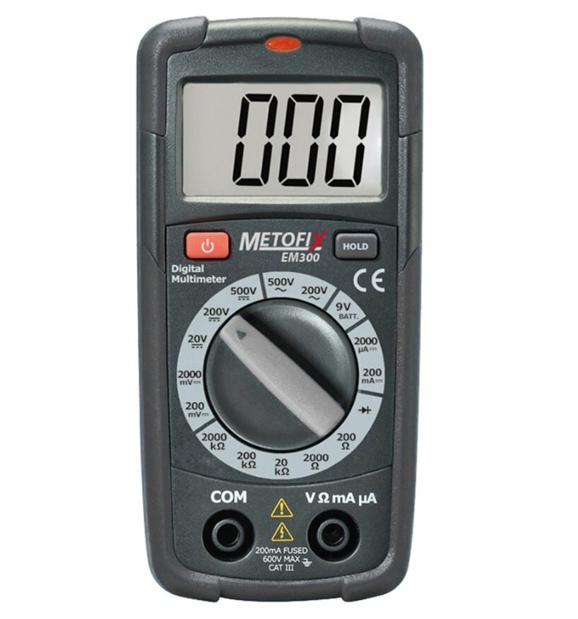 Multimeter digitaal EM300 500V ac/dc afbeelding