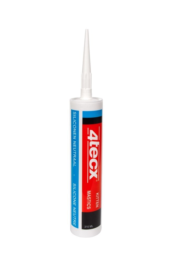 4tecx Siliconenkit neutraal transparant 310ml afbeelding