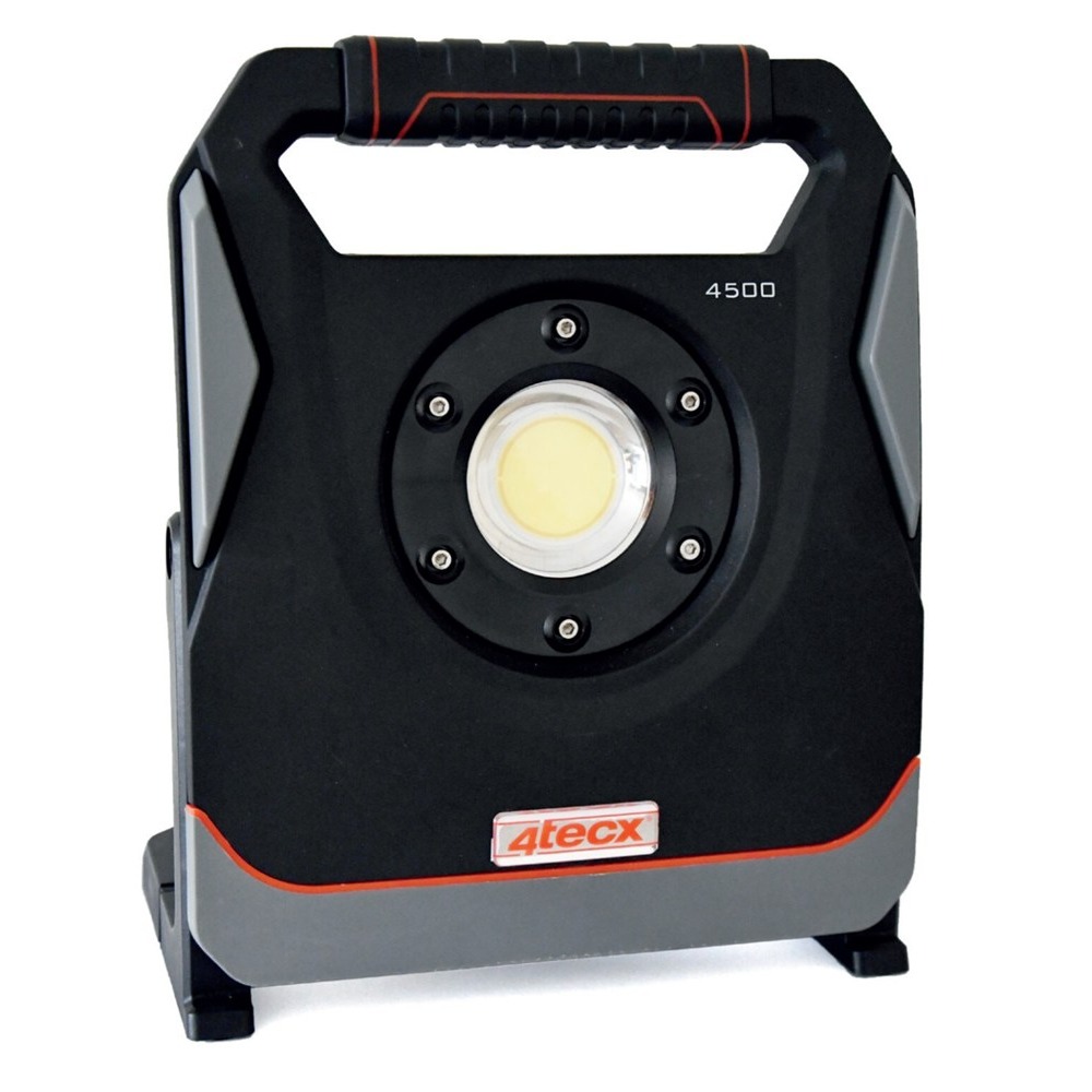 4tecx Bouwlamp LED klasse 3 multi accu 45W 4500 lumen
