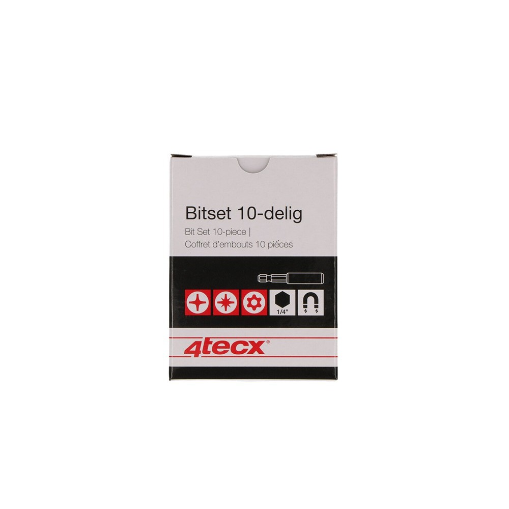 4tecx 10-delige bits set