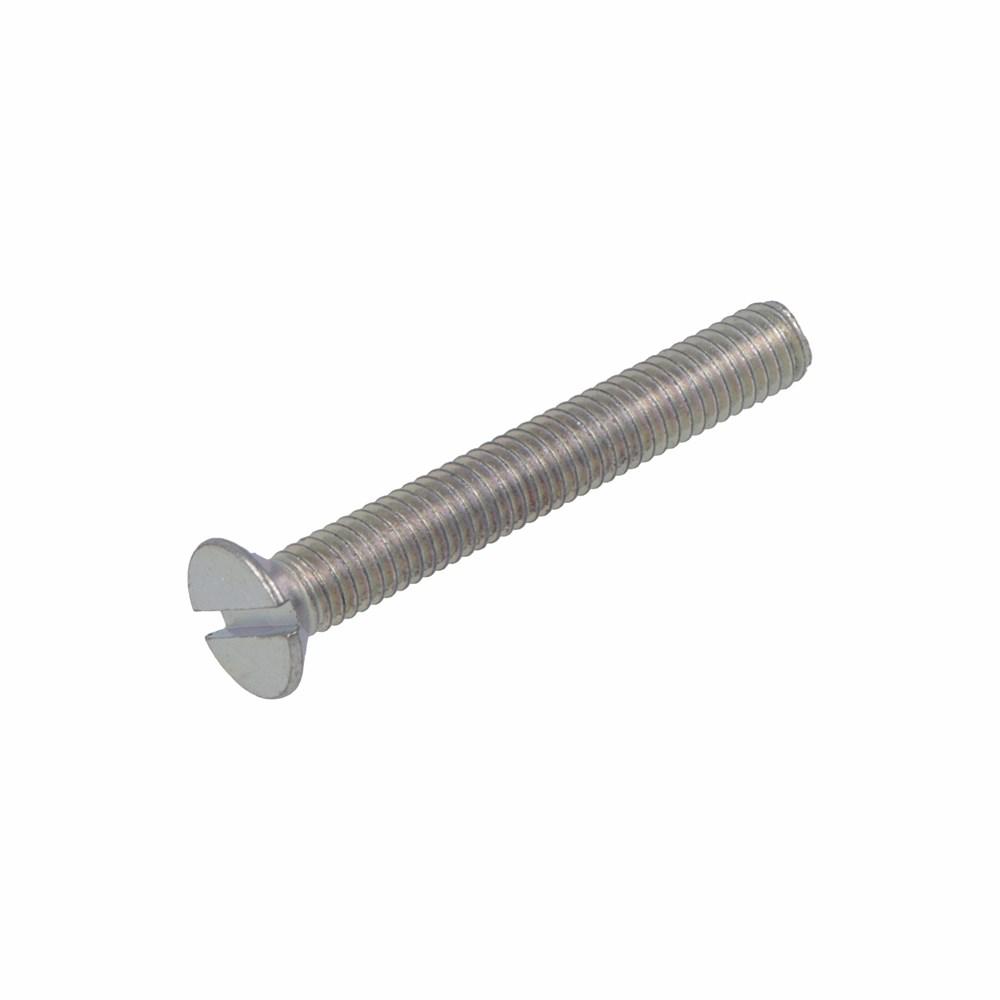 Metaalschroef vz pk M5x12mm DIN963 afbeelding