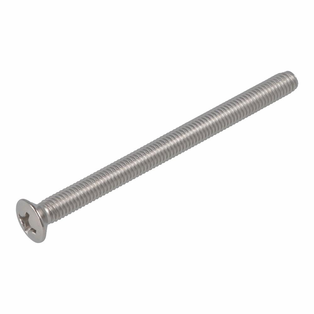 metaalschroef rvs lkk PH3 m6x70 mm din966H a2 afbeelding