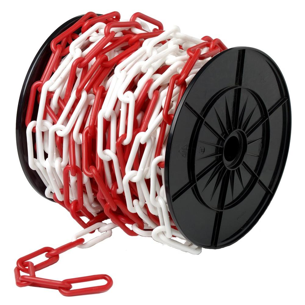 KETTING ROOD/WIT KST 6 MM/25M afbeelding
