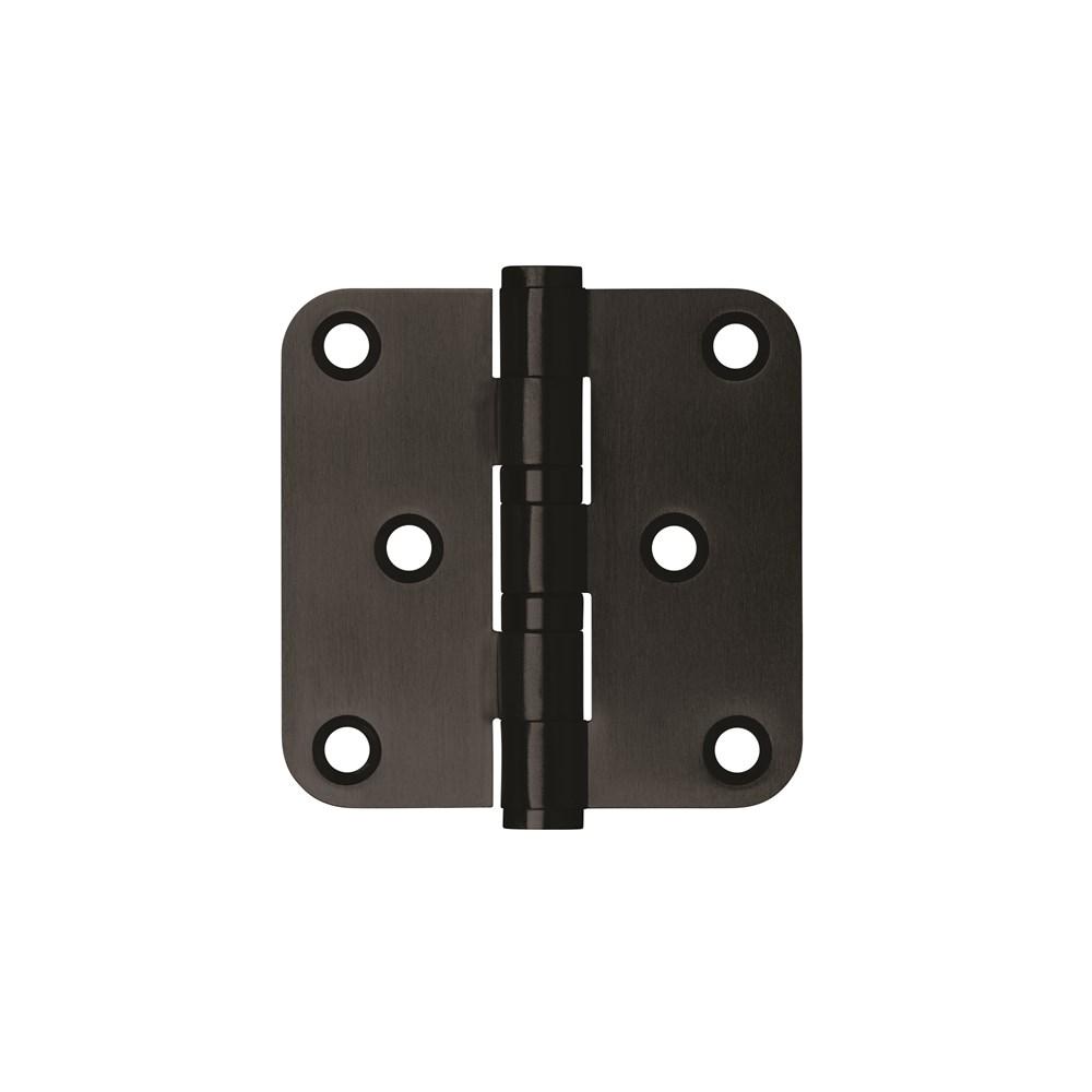 Kogellagersch. 76x76x2.5 mm ronde hoek zwart
