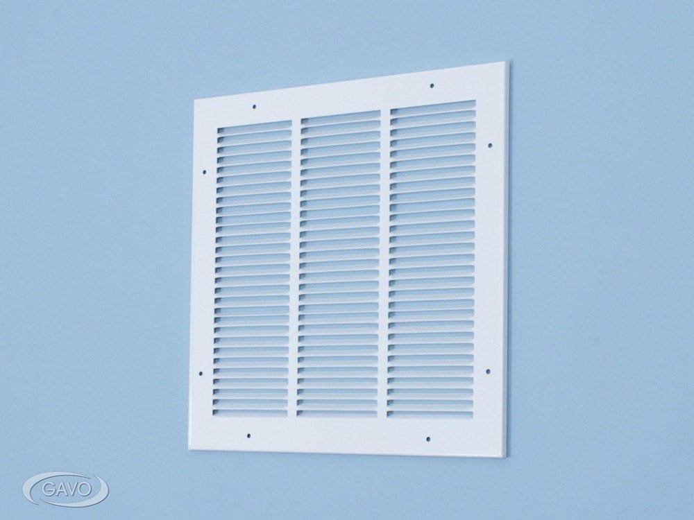 Afdekrooster staal wit RAL 9010