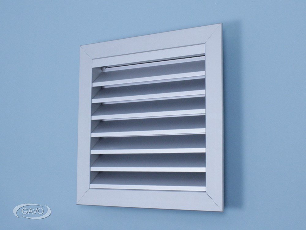 Lamellenrooster aluminium lamel 50mm. geanodiseerd